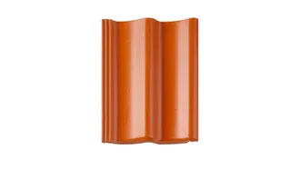 Fotografia przedstawia kolory i kształt bałtyckiej betonowej dachówki Braas w technologii Cisar.