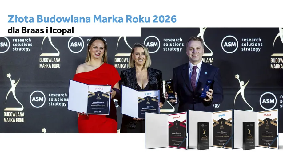 Złota Budowlana Marka Roku 2026 - Statuetki i certyfikaty