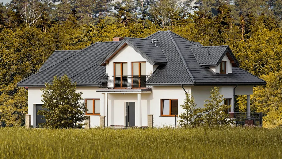 Dachówka Celtycka Cisar w kolorze grafitowym