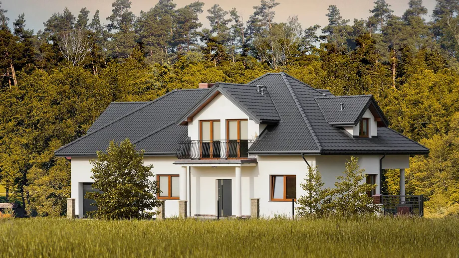 Dachówka betonowa Celtycka w kolorze grafitowym