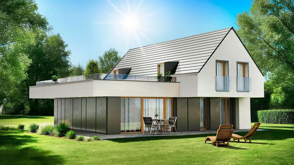 Innowacyjna dachówka betonowa Braas TermoComfort.